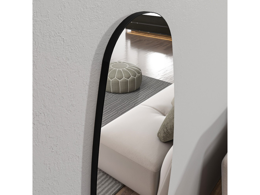 Miroir cheval en bois "Venti" - 40 x 120 cm - Transparent