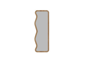 Miroir en bois "Asel" - 50 x 160 cm - Beige