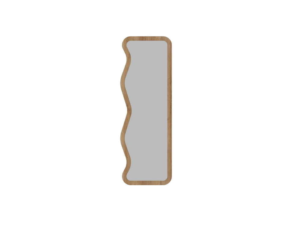Miroir en bois "Asel" - 50 x 160 cm - Beige