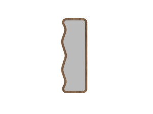 Miroir en bois "Asel" - 50 x 160 cm - Marron