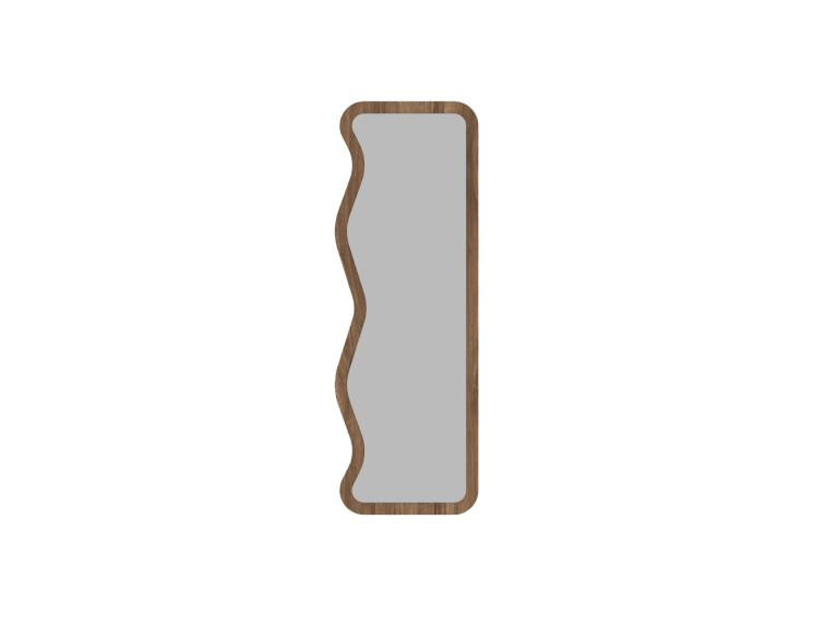 Miroir en bois "Asel" - 50 x 160 cm - Marron