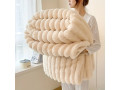 Plaid - 1.00 x 1.50 m - Beige - Beige