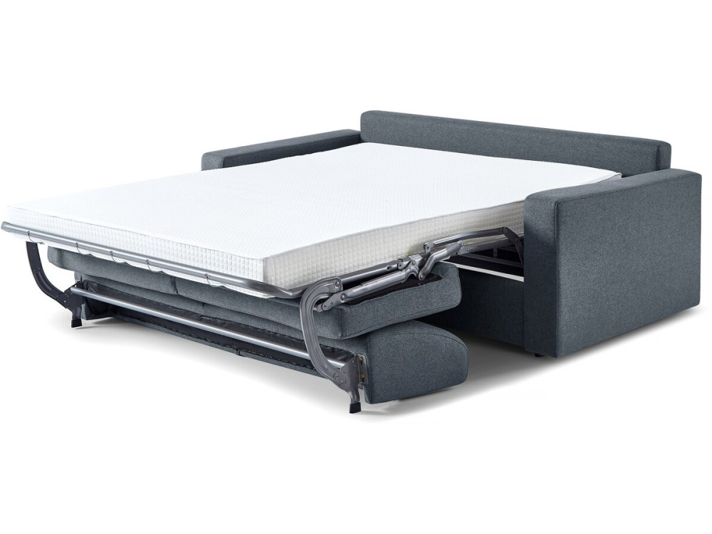 Canapé lit convertible express en tissu "Diana" - Gris