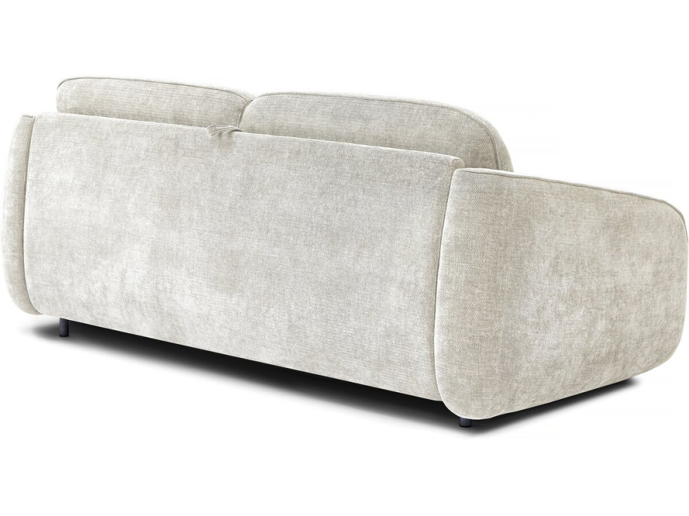Canapé lit convertible express en tissu texturé "Laurie" - 202 x 107 x 85 cm