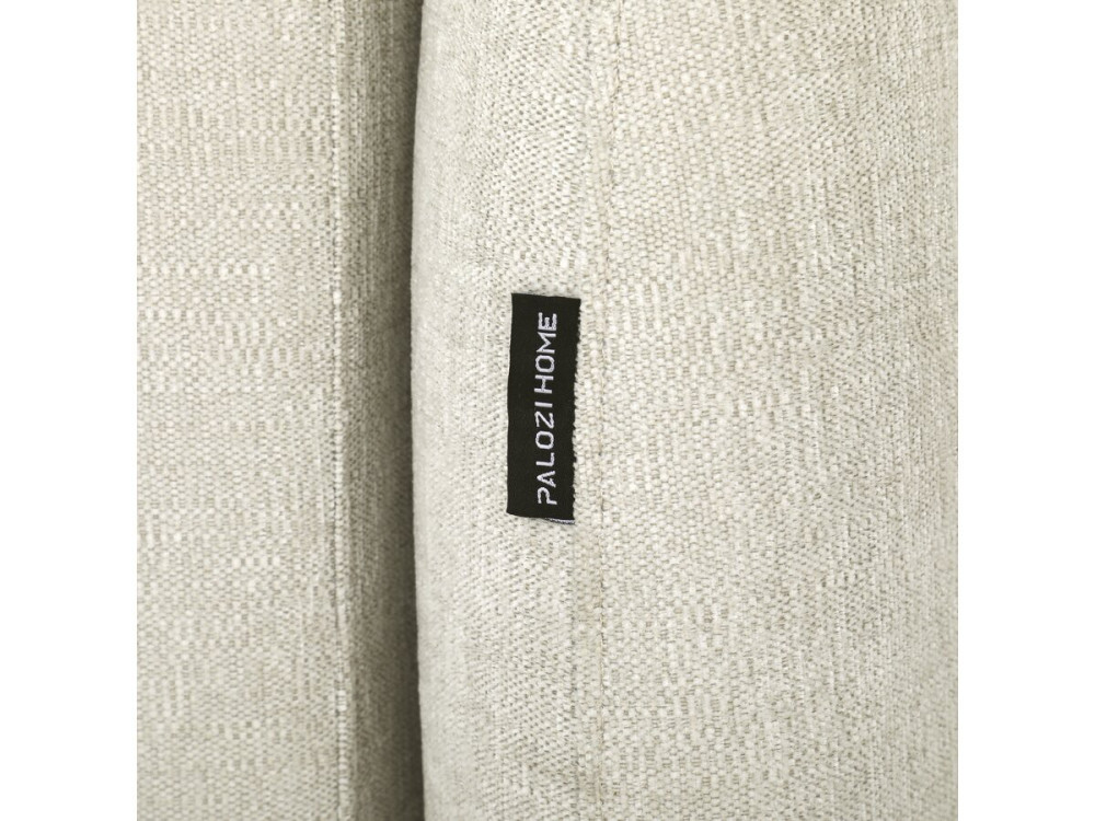 Canapé droit convertible en tissu "Concorde" 3 places - Beige