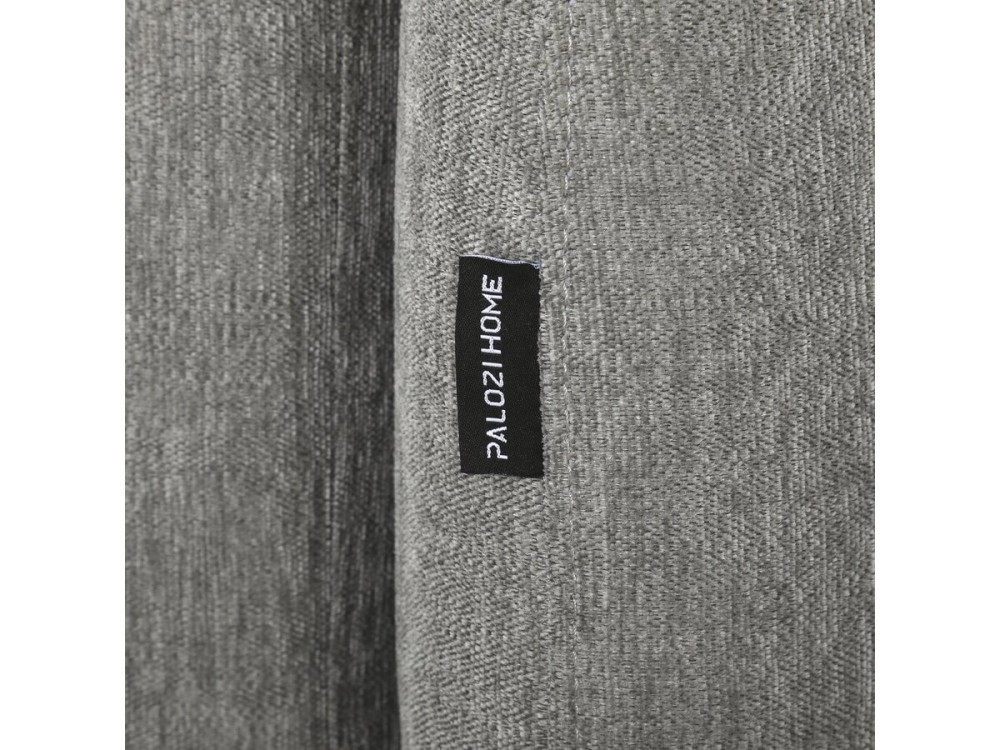 Canapé droit convertible en tissu "Concorde" 3 places - Gris