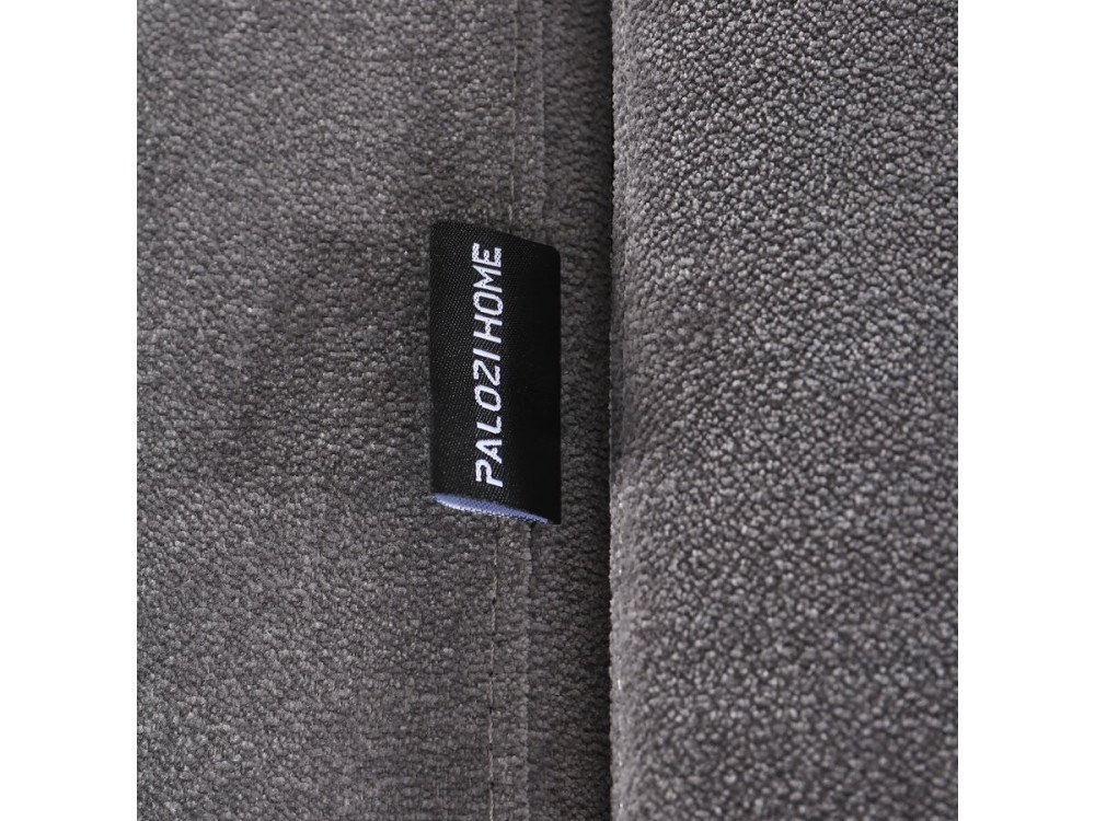 Canapé d'angle convertible tissu chenille 3 places - "Trocadero" - Gris