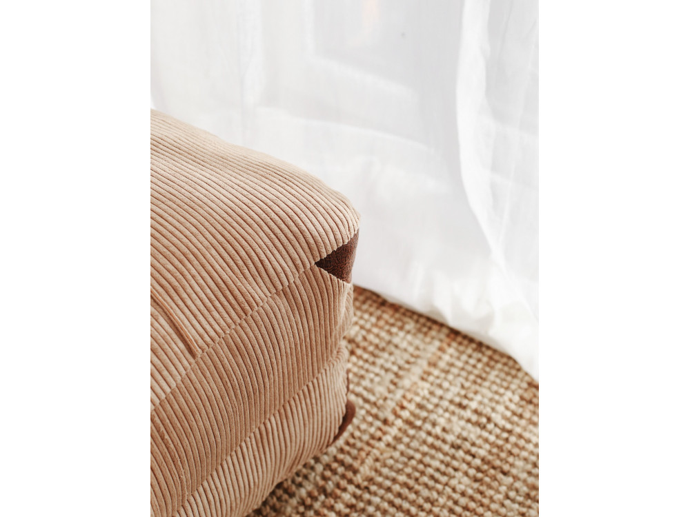 Fauteuil-lit en tissu "Fold" - 80 x 60 x 70 cm - Marron