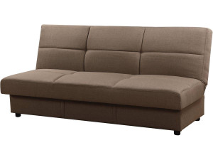 Canapé Clic-Clac "Enzo" - 186 x 80 x 87 cm - 3 places - Taupe