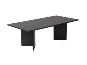 Table basse en bois "Sabin" - 60 x 119 x 40 cm - Bois Noir