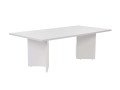 Table basse en bois "Sabin" - 60 x 119 x 40 cm - Travertin - 152351
