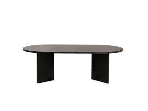 Table basse en bois "Sable" - 60 x 119 x 40 cm - Bois Noir