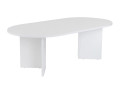 Table basse en bois "Sable" - 60 x 119 x 40 cm - Chêne - Blanc