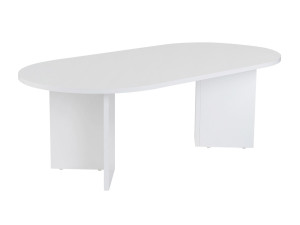 Table basse en bois "Sable" - 60 x 119 x 40 cm - Blanc