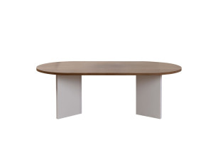 Table basse en bois "Sable" - 60 x 119 x 40 cm - NoyerBlanc