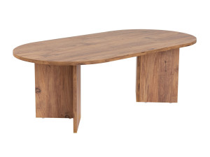 Table basse en bois "Sable" - 60 x 119 x 40 cm - Pin atlantique