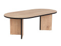 Table basse en bois "Sable" - 60 x 119 x 40 cm - Pin atlantique - 152350