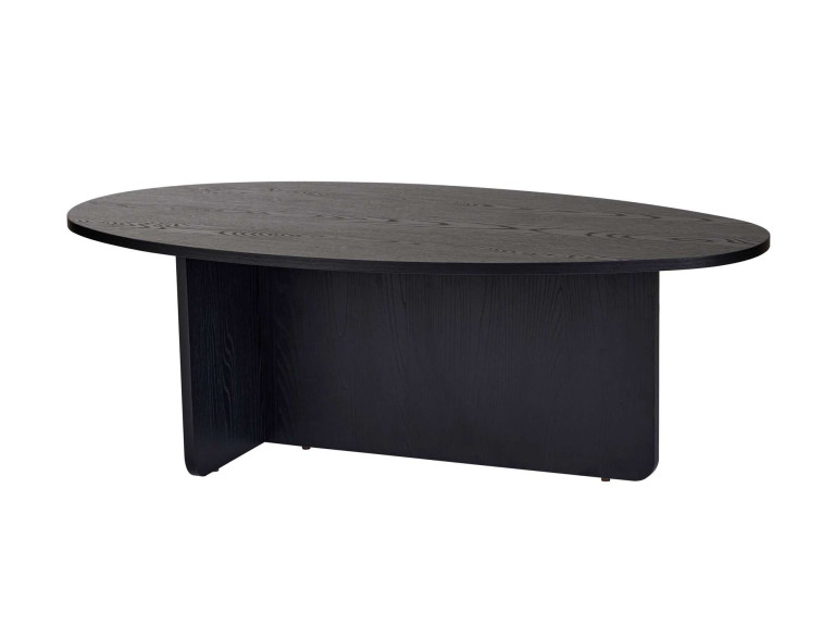 Table basse en bois "Orba" - 120 x 65 x 40 cm - Bois Noir