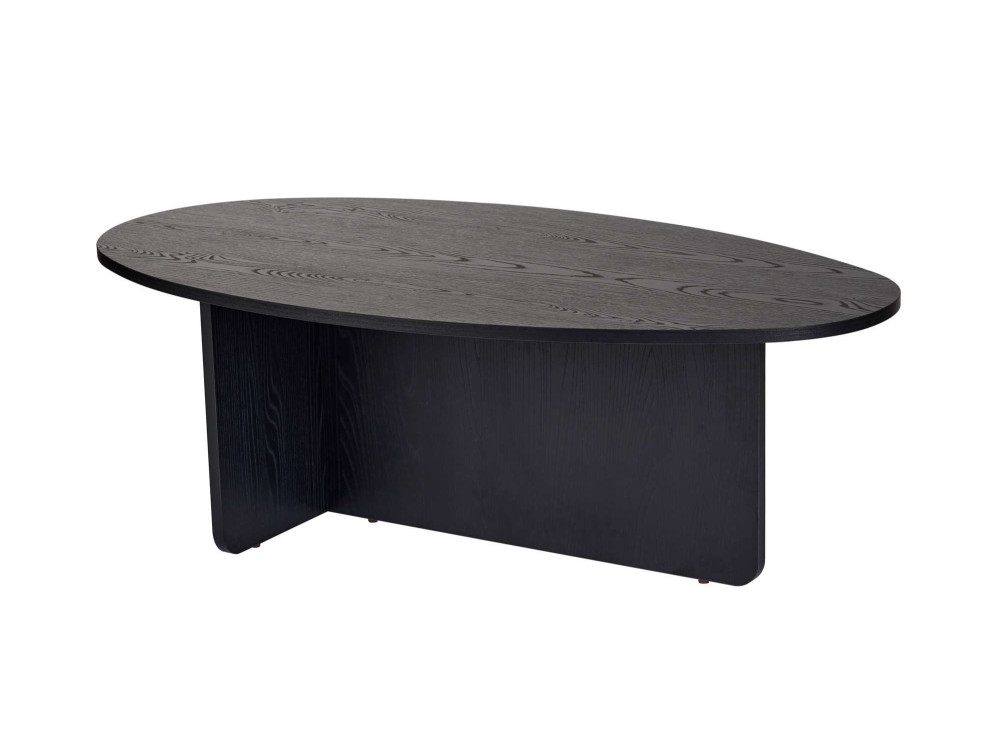 Table basse en bois "Orba" - 120 x 65 x 40 cm - Bois Noir