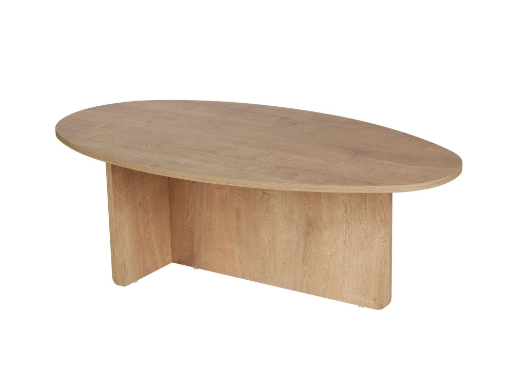 Table basse en bois "Orba" - 120 x 65 x 40 cm - Chêne