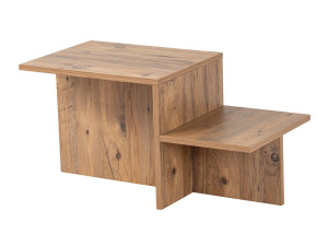 Table basse en bois "Harmony" 80 x 40 x 40 cm - Pin atlantique