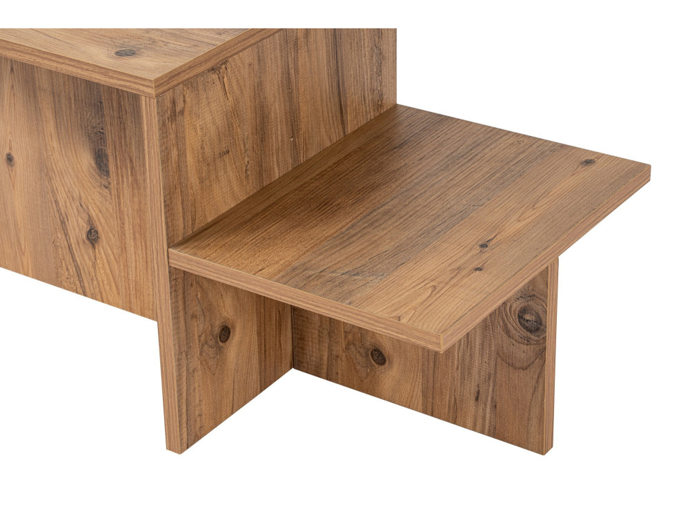 Table basse en bois "Harmony" 80 x 40 x 40 cm - Pin atlantique