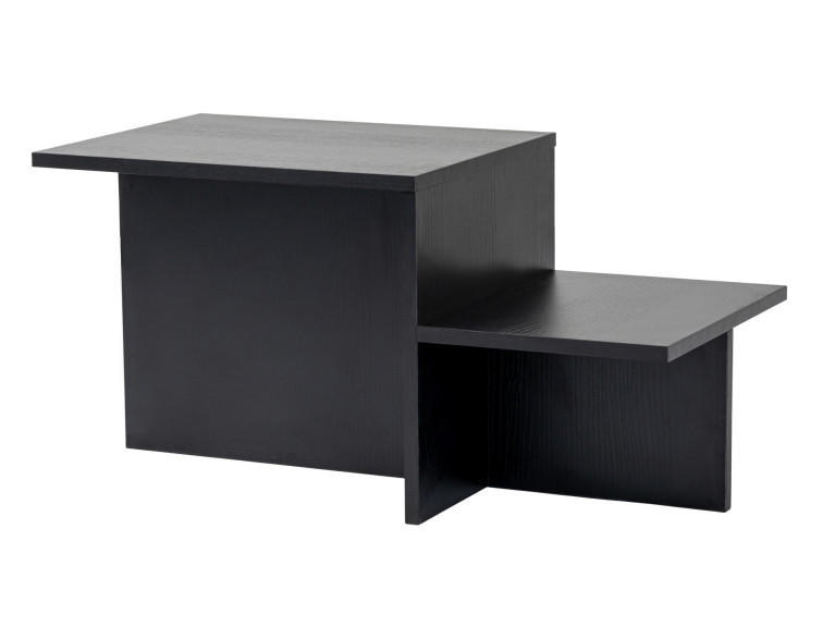 Table basse en bois "Harmony" 80 x 40 x 40 cm - Bois Noir