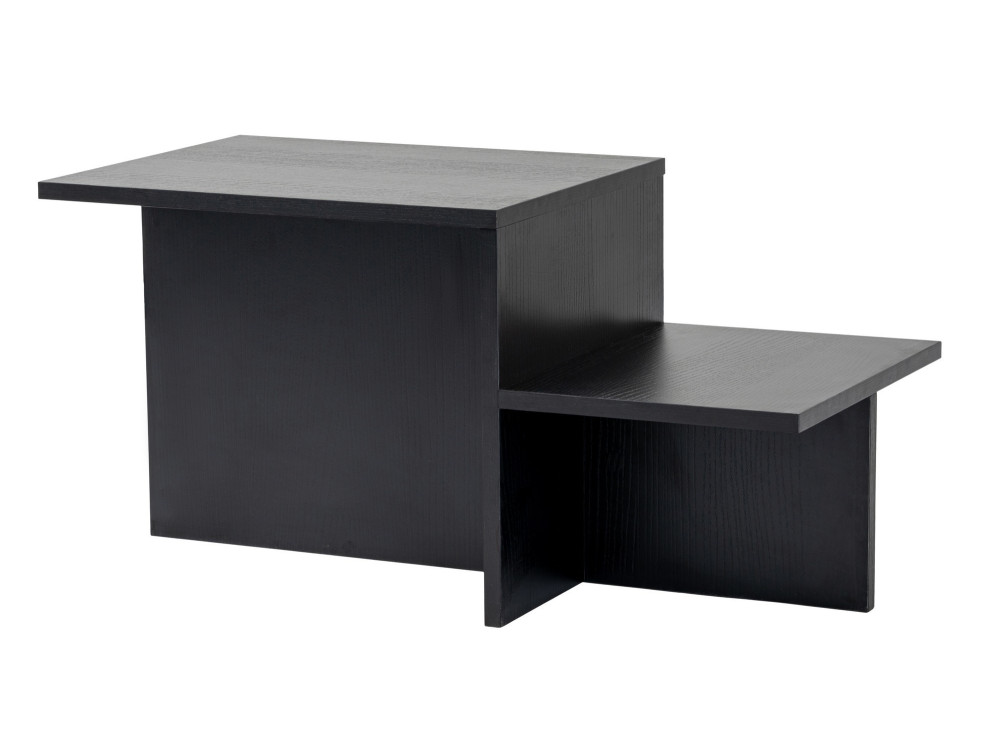 Table basse en bois "Harmony" 80 x 40 x 40 cm - Bois Noir