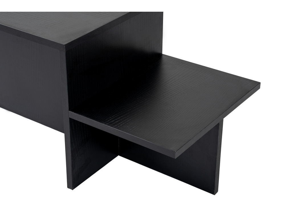 Table basse en bois "Harmony" 80 x 40 x 40 cm - Bois Noir