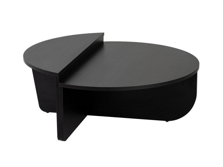 Table basse en bois "Orion" - 90 x 60 x 30 cm - Bois Noir