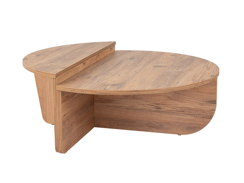 Table basse en bois "Orion" - 90 x 60 x 30 cm - Pin atlantique
