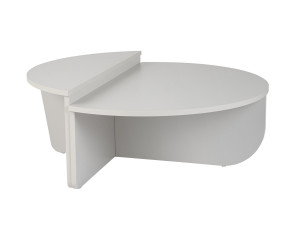Table basse en bois "Orion" - 90 x 60 x 30 cm - Blanc