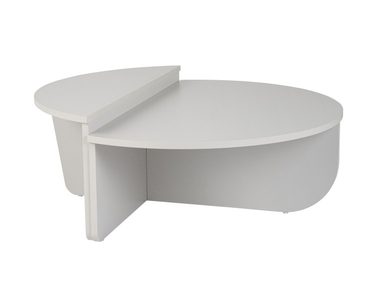 Table basse en bois "Orion" 90 x 60 x 30 cm - Gris
