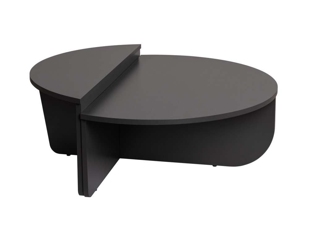 Table basse en bois "Orion" 90 x 60 x 30 cm - Anthracite