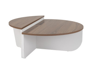 Table basse en bois "Orion" 90 x 60 x 30 cm - Noyer