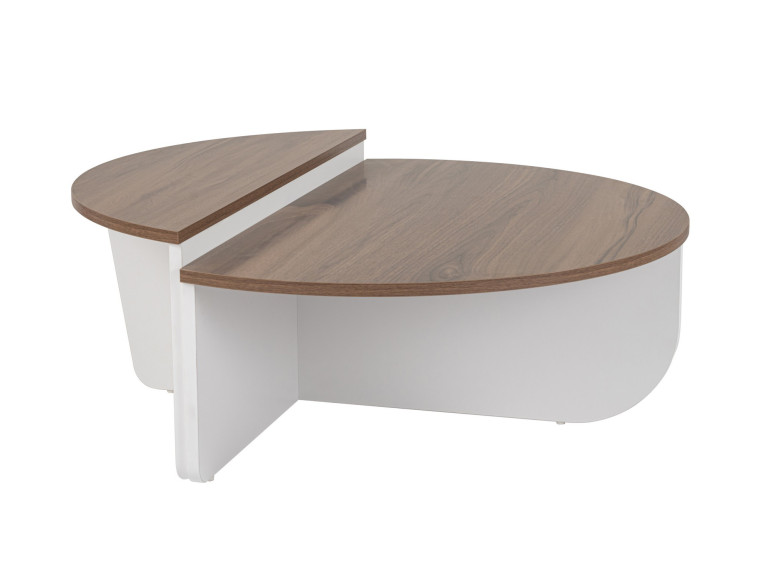 Table basse en bois "Orion" 90 x 60 x 30 cm - Noyer