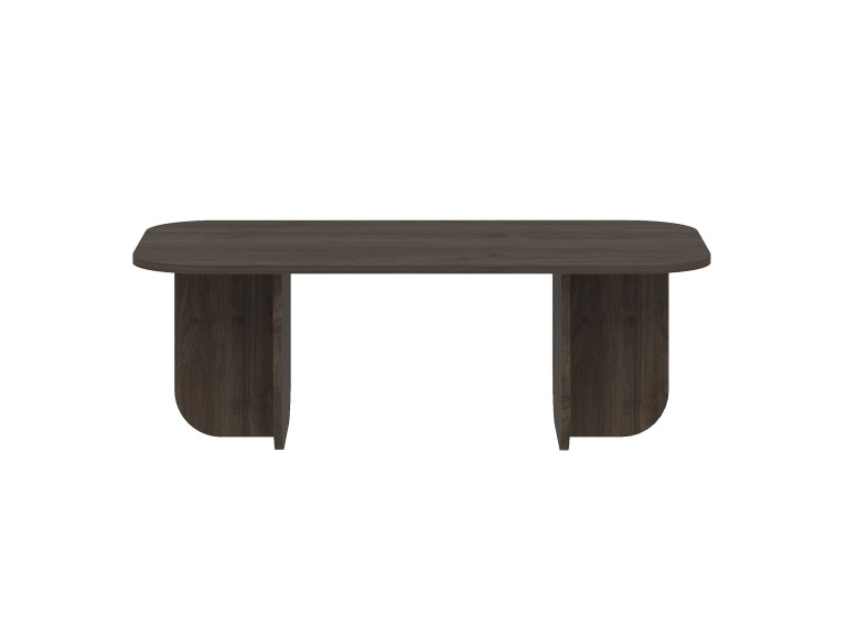 Table basse en bois "Becaj" - 120 x 60 x 41 cm - Noyer