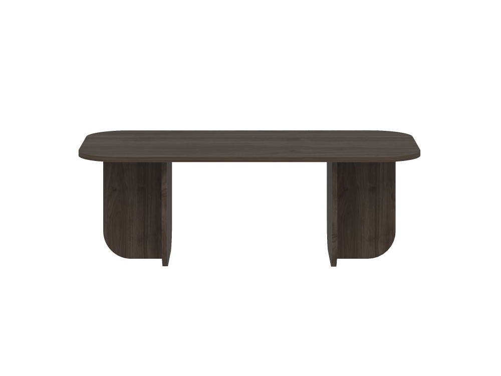Table basse en bois "Becaj" - 120 x 60 x 41 cm - Noyer