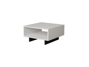 Table basse en bois "Hola" - 60 x 60 x 32 cm - Blanc