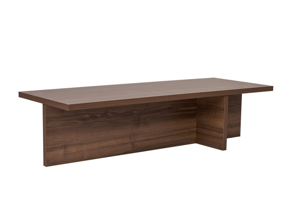 Table basse en bois "Harbor" - 120 x 45 x 30 cm - Noyer