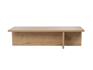 Table basse en bois "Harbor" - 120 x 45 x 30 cm - Chêne Saphir