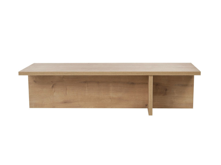 Table basse en bois "Harbor" - 120 x 45 x 30 cm - Chêne Saphir
