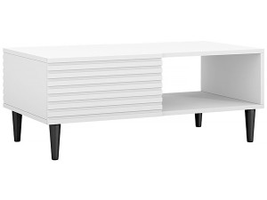 Table basse "Nakomo " - 100 x 41 x 52 cm - Blanc