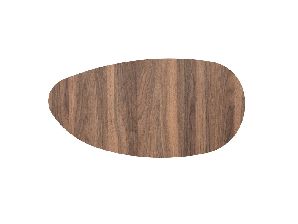 Table basse en bois "Nora" 100 x 50 x 45 cm - Noyer