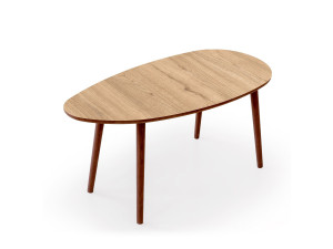 Table basse en bois "Nora" 100 x 50 x 45 cm - Chêne