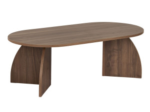 Table basse en bois "Melina" 120 x 60 x 40 cm - Noyer
