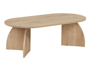 Table basse en bois "Melina" 120 x 60 x 40 cm - Chêne saphir