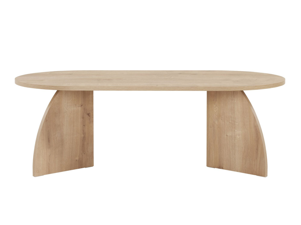 Table basse en bois "Melina" 120 x 60 x 40 cm - Chêne saphir