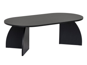 Table basse en bois "Melina" 120 x 60 x 40 cm - Bois Noir