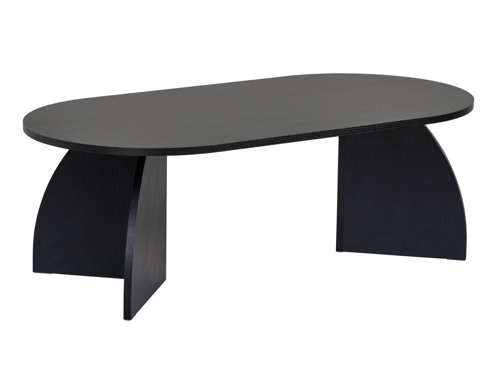 Table basse en bois "Melina" 120 x 60 x 40 cm - Bois Noir